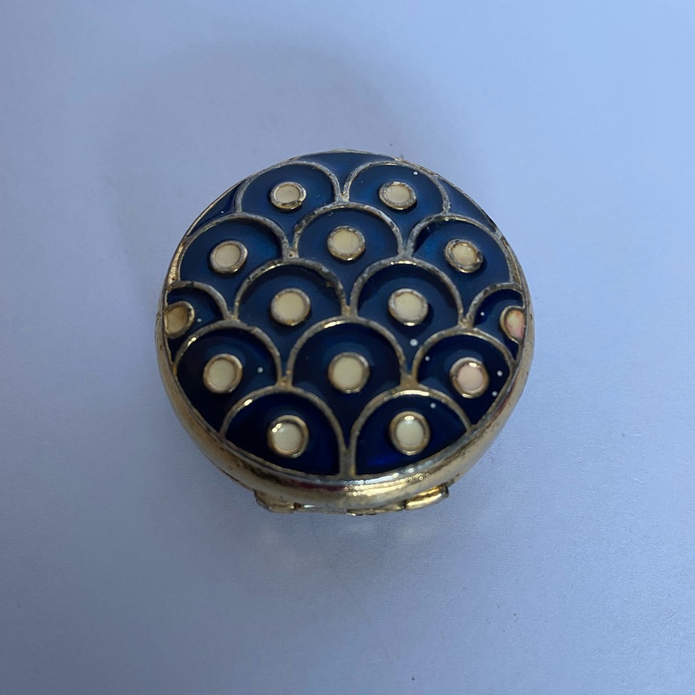 Estee Lauder Blue and Gold Compact